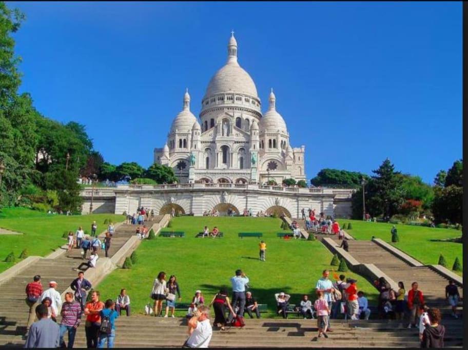 Apartamento Paris Sacre Coeur Montmartre Et Tour Eiffel, 8 People, Exterior foto