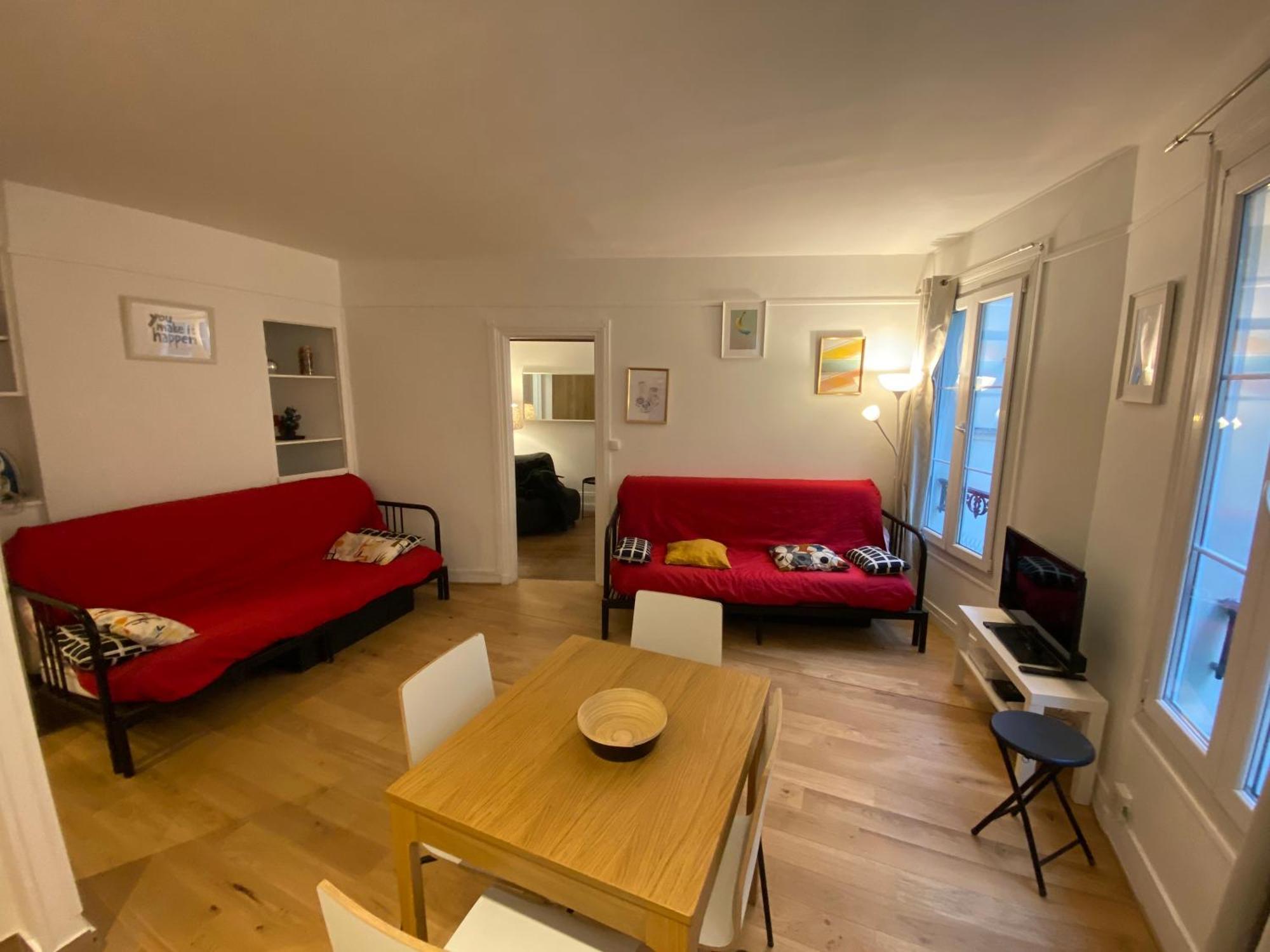 Apartamento Paris Sacre Coeur Montmartre Et Tour Eiffel, 8 People, Exterior foto